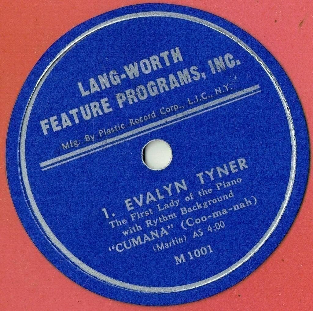 Foto 2 van EVALYN TYNER The First Lady of the Piano 8" 3 stuks