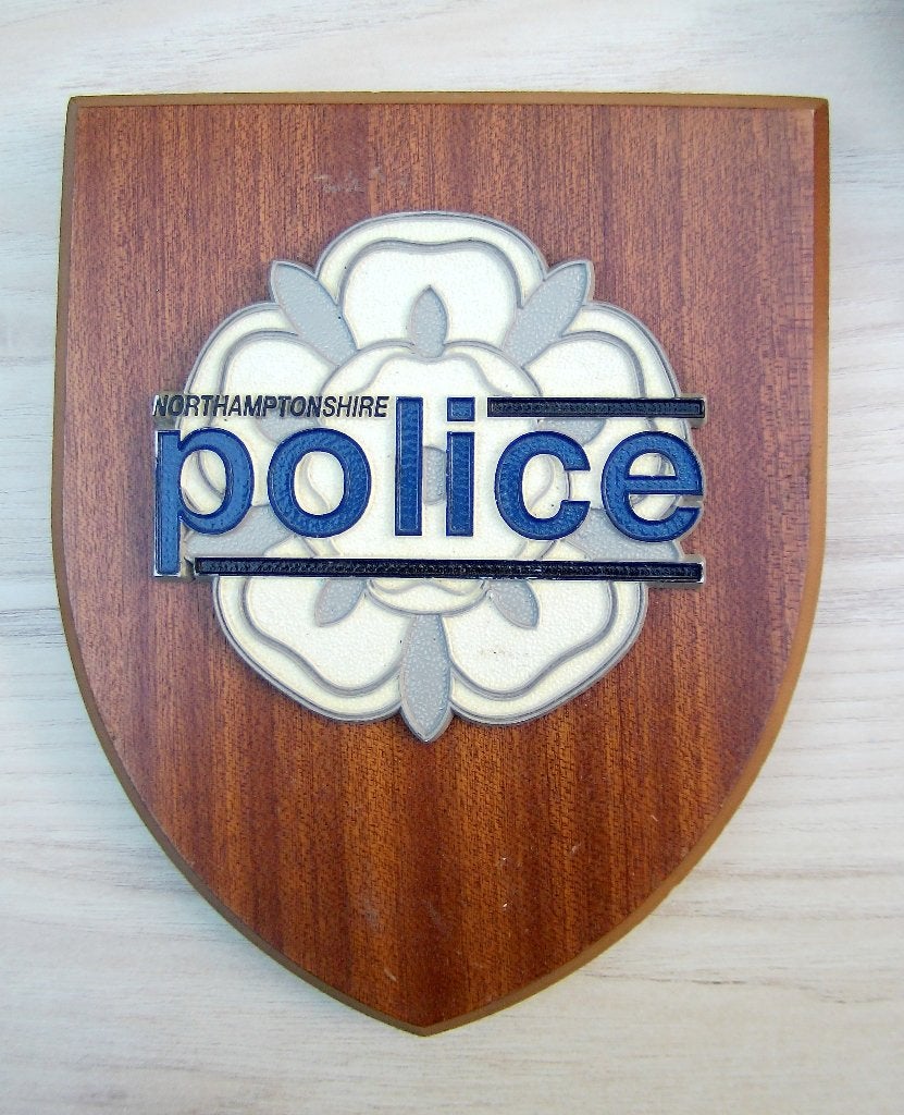 Wapenschild Northampshire Police, Ophalen of Verzenden, Overige soorten, Engeland, Embleem of Badge