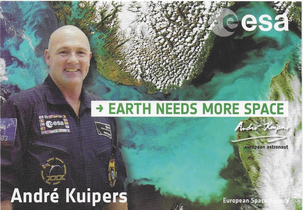 Ansichtkaart Esa Astronaut Andre Kuipers ( B3913), Ophalen of Verzenden, Voor 1920, Ongelopen, Sterren en Beroemdheden