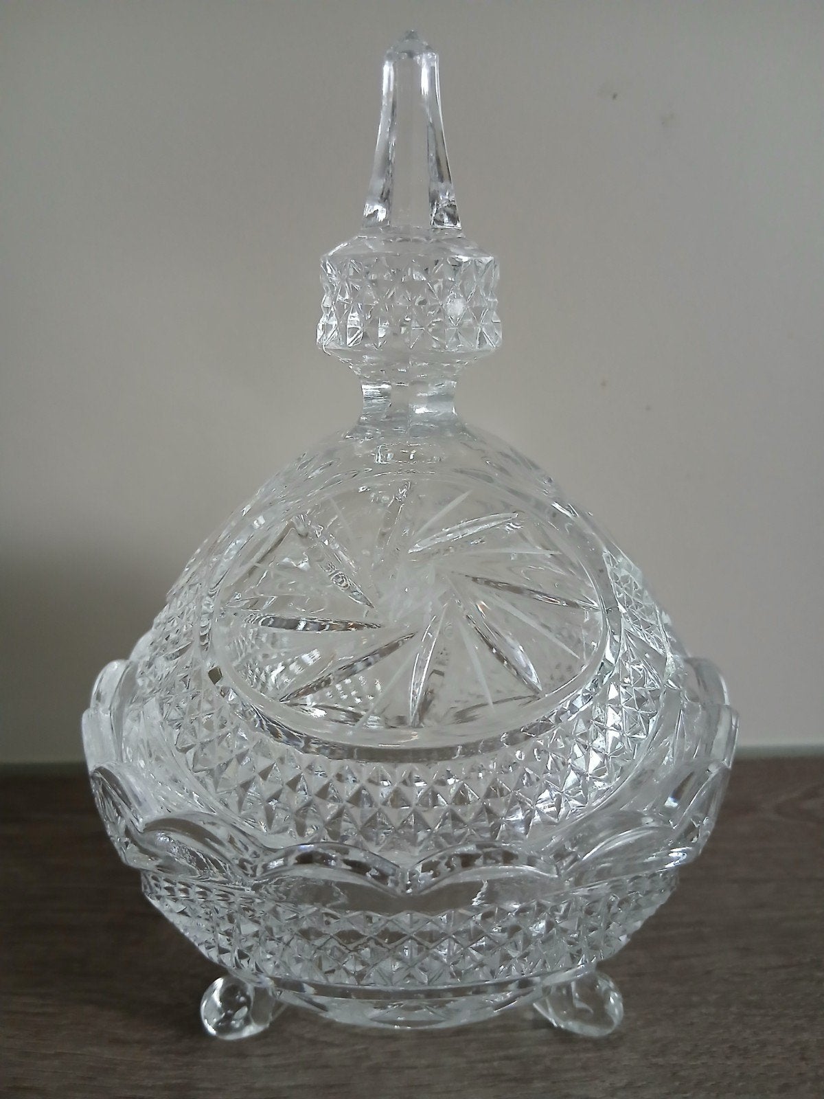 Bonbonnière kristalglas, Antiek en Kunst, Ophalen of Verzenden