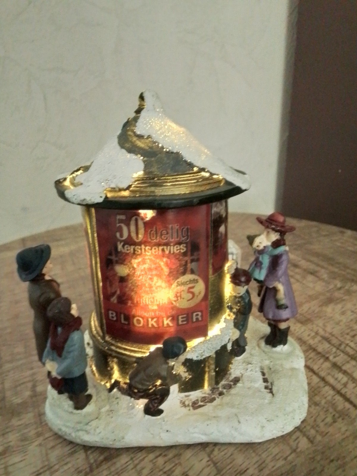 kerstdecoratie voor een kerstdorp, Ophalen, Gebruikt