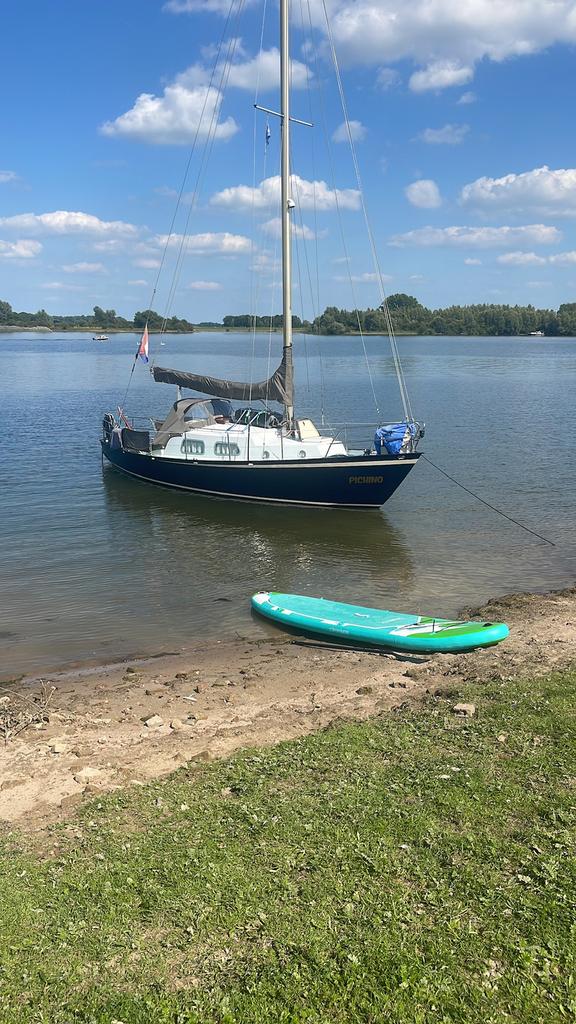 Stalen zeiljacht werfschip, Ophalen, Gebruikt, Staal, Diesel