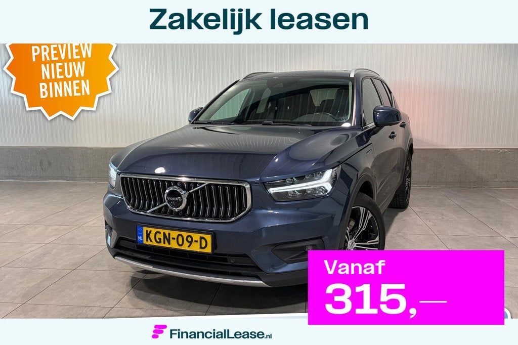 Volvo XC40 T4 Plug-in Hybrid Panodak Leder 360Camera 211pk, 129 pk, Blauw, Bedrijf, Hybride Elektrisch/Benzine