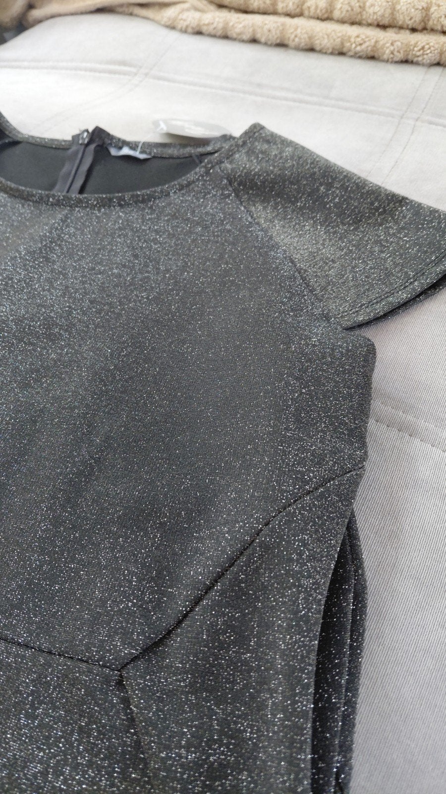Glitterjurk zeeman (46, nieuw), Kleding | Dames, Overige kleuren, Zeeman, Maat 46/48 (XL) of groter, Nieuw