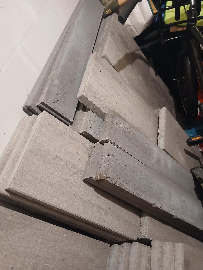 Tuintegels, Tuin en Terras, Tegels en Klinkers, Ophalen, Nieuw, 10 m² of meer, Beton
