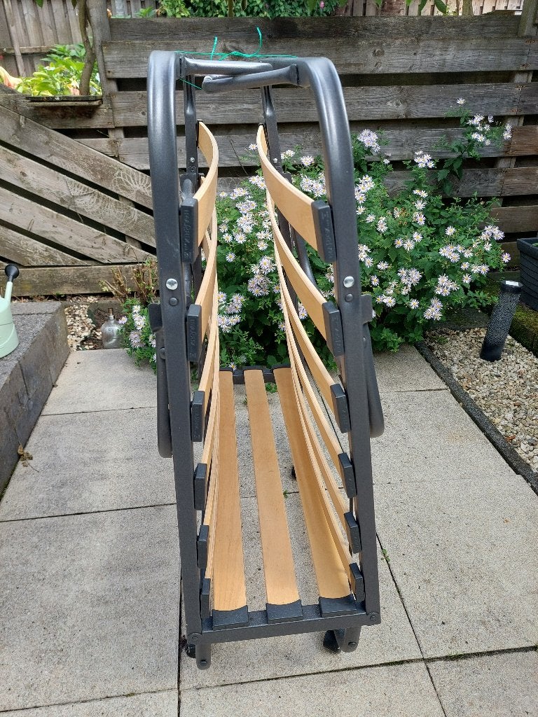 Logeerbed, Huis en Inrichting, Ophalen, Eenpersoons, Beige, 190 cm of minder