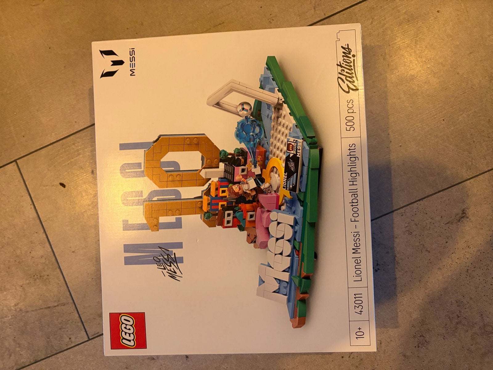 LEGO Messi Voetbal Hoogtepunten Bouwset - 500 stuks, Ophalen of Verzenden, Nieuw, Overige merken