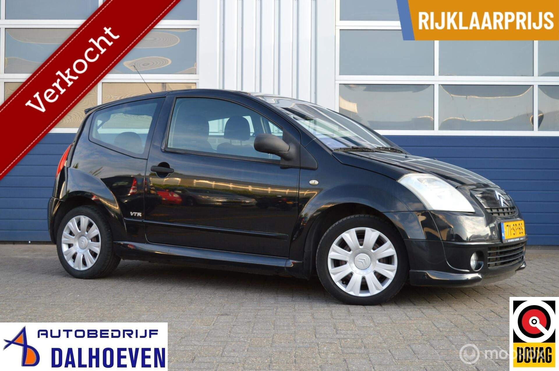 Citroen C2 1.4i VTR, Voorwielaandrijving, 12 maanden, 450 kg, 4 cilinders