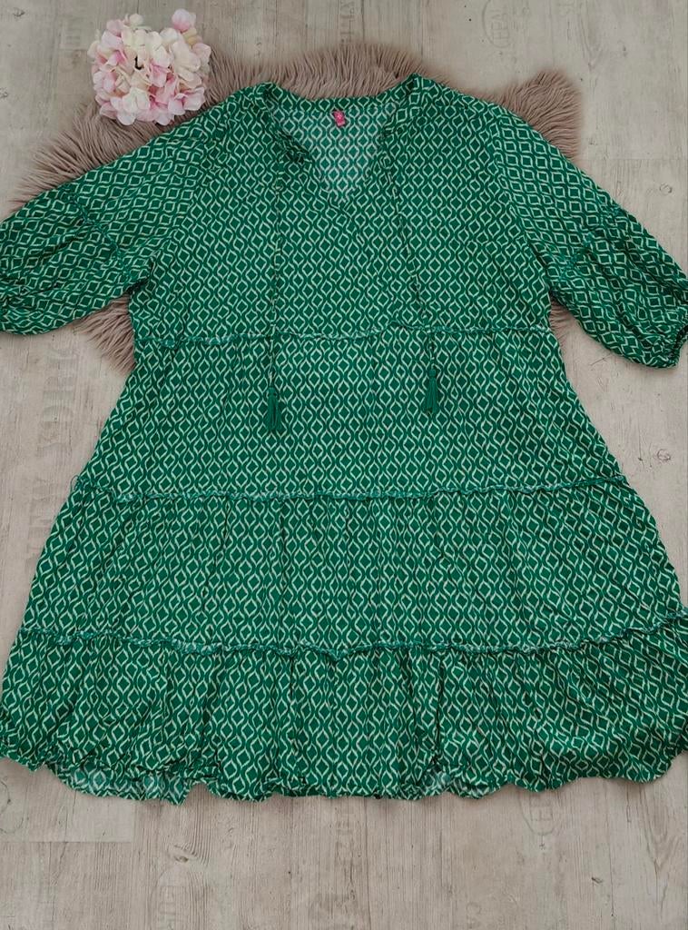 By Jeltje jurk size 54 nette staat, Ophalen of Verzenden, Zo goed als nieuw, Maat 46/48 (XL) of groter, Boven de knie