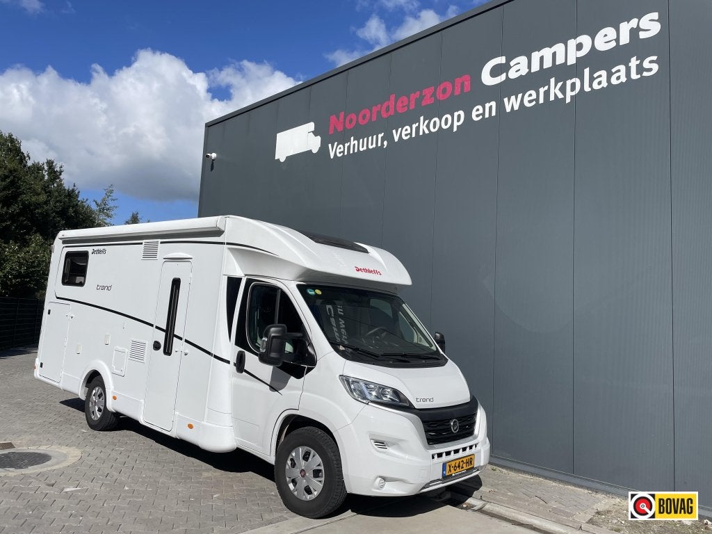 Dethleffs Trend T 7057 EB - luxe camper, Ringverwarming, Fiat, Koelkast, Bedrijf