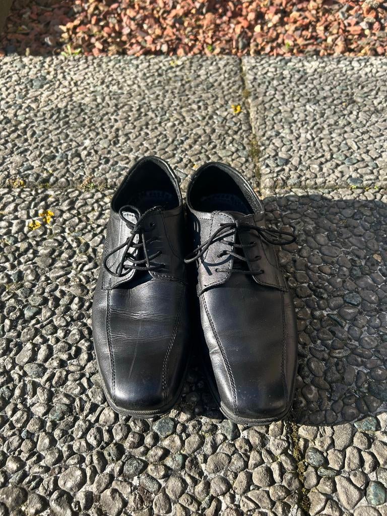 Borelli nette heren schoenen - Maat 41, Kleding | Heren, Ophalen of Verzenden, Zo goed als nieuw, Zwart, Veterschoenen