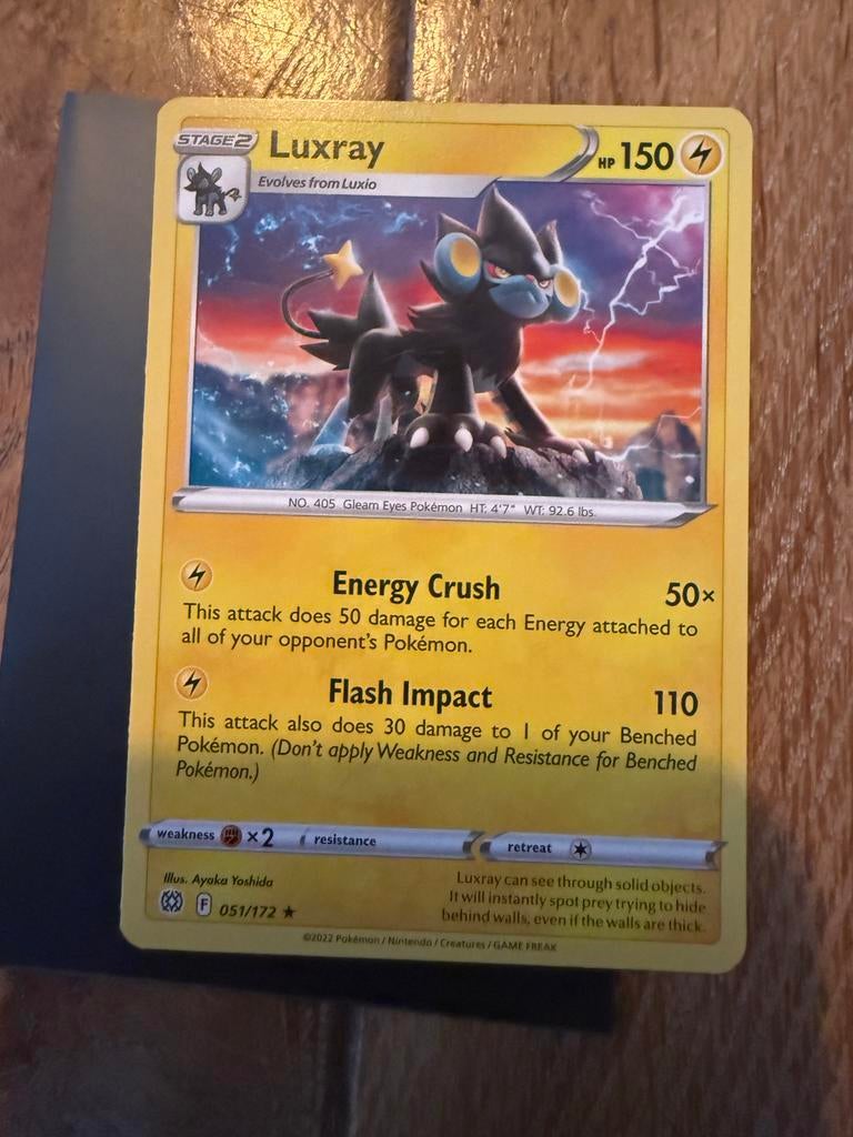 Luxray 051/172, Ophalen of Verzenden, Nieuw, Losse kaart