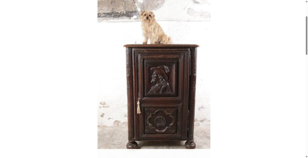 Unique 17th century cabinet portrait and scallop, Antiek en Kunst, Curiosa en Brocante, Ophalen