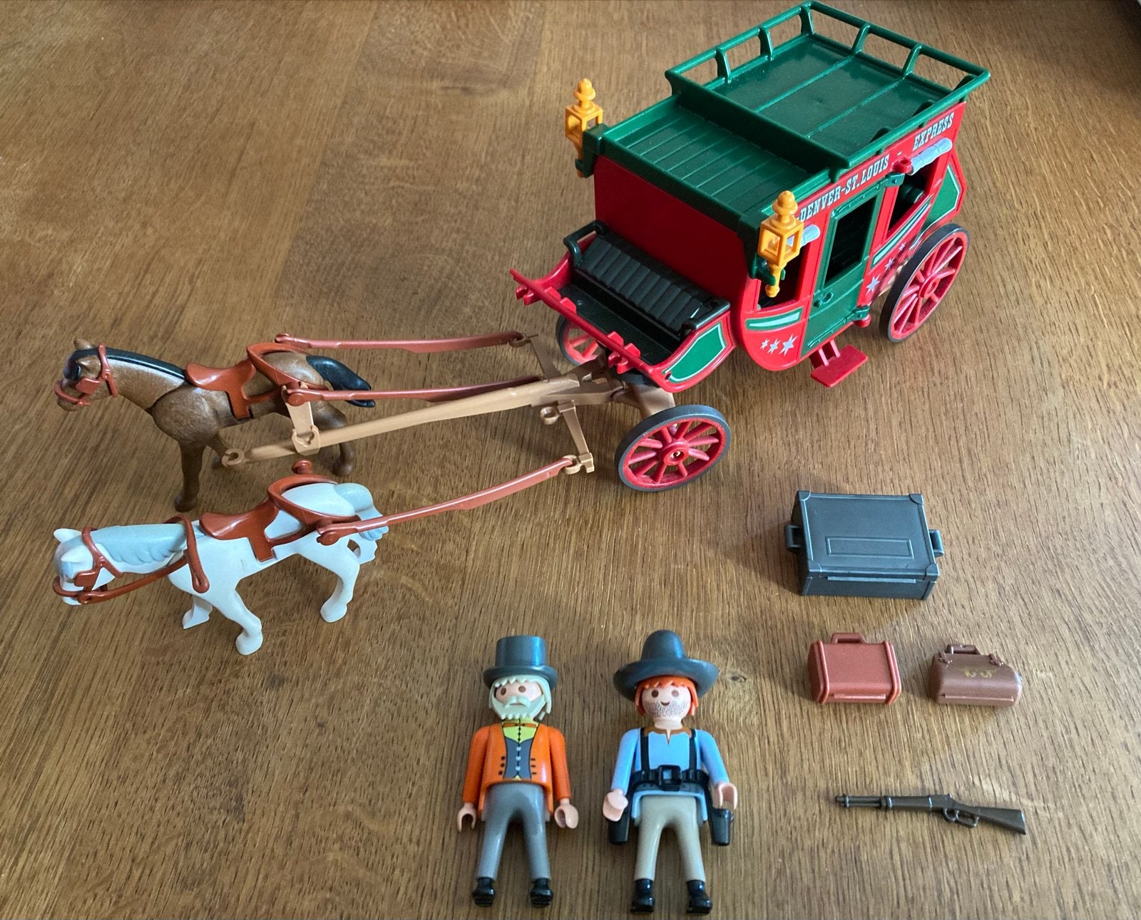 Playmobil set 4399 Postkoets Western, Ophalen, Gebruikt, Complete set, Voertuig