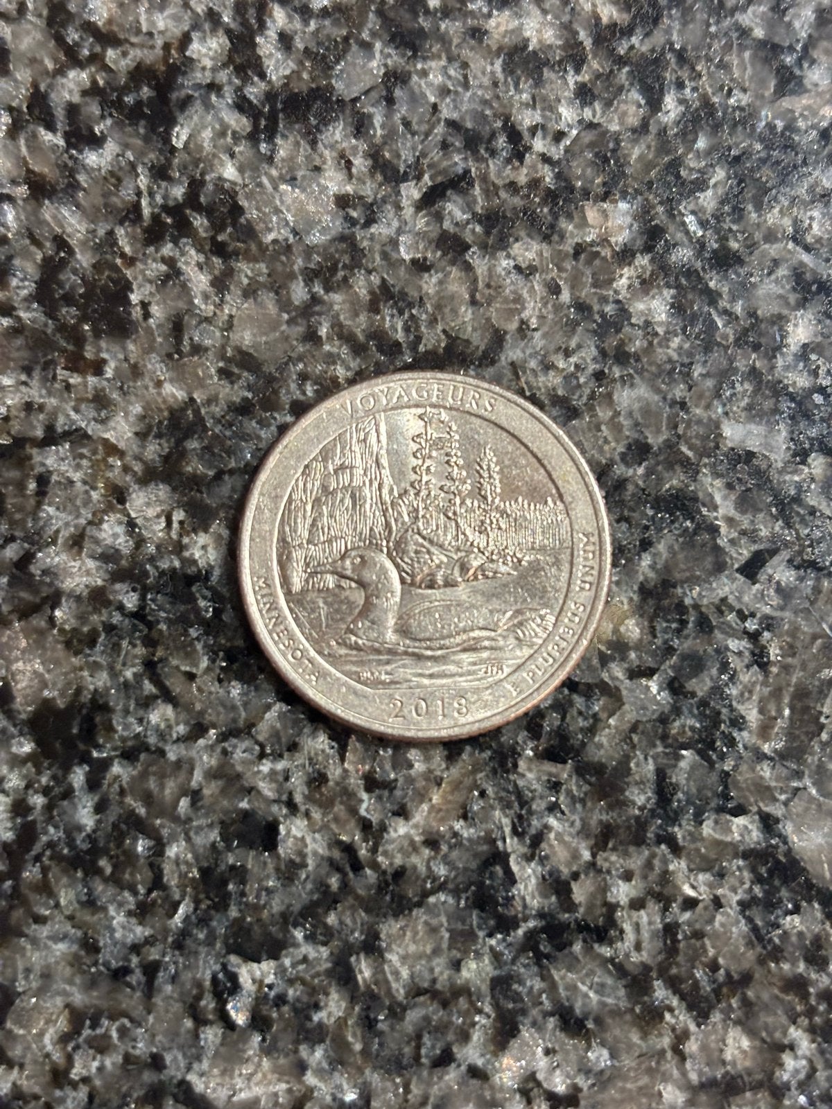 Amerikaanse Quarter Dollar 2018 - Voyageurs National Park, Verzenden, Losse munt