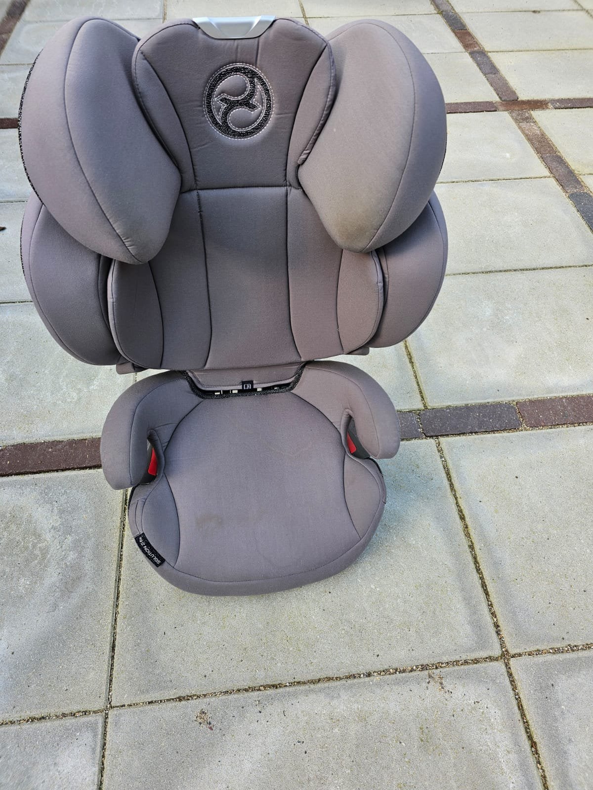 Mooie autostoel Cybex solution z-fix platinum, Kinderen en Baby's, Autostoeltjes, 15 t/m 36 kg, Verstelbare rugleuning, Zo goed als nieuw