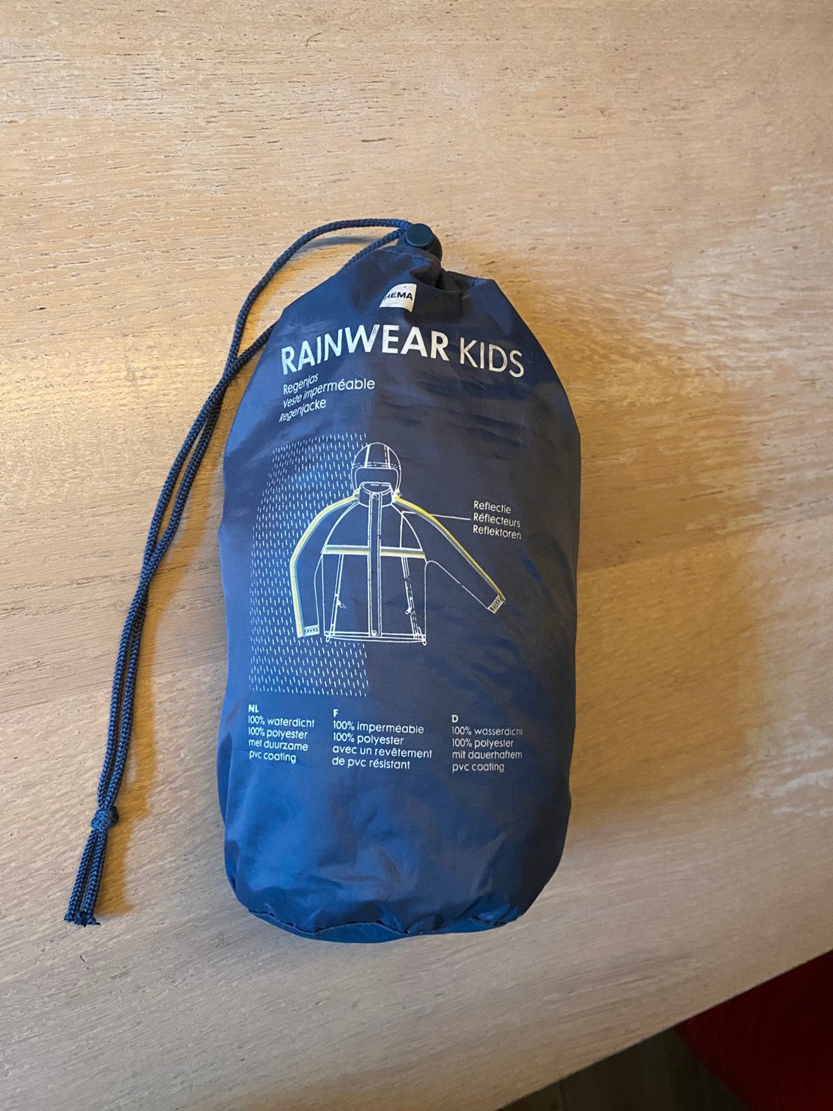Regenjas Hema maat 134/140, Ophalen of Verzenden, Zo goed als nieuw, Regenjas