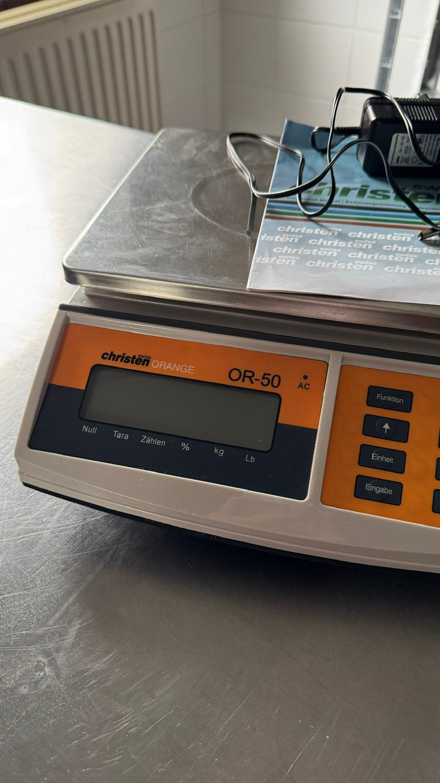 Weegschaal bakkerij keuken zgan Christen, Ophalen of Verzenden, Zo goed als nieuw