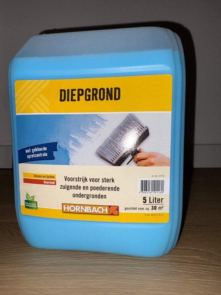 Diepgrond hornbach voorstrijk blauw, Ophalen, Nieuw, Blauw