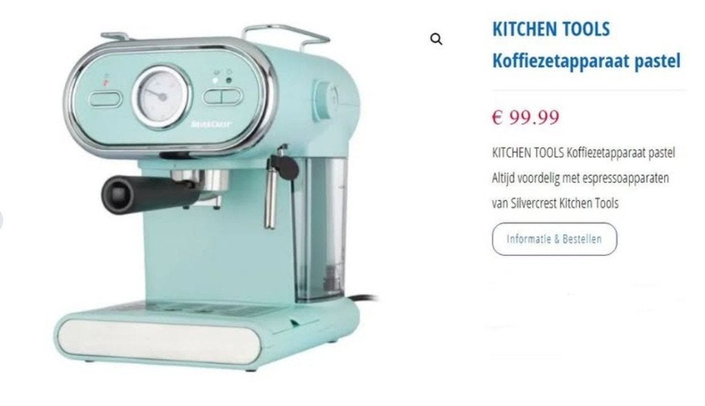 weinig gebruikte espressomachine 49.95 euro, Afneembaar waterreservoir, Espresso apparaat, 10 kopjes of meer, Gemalen koffie