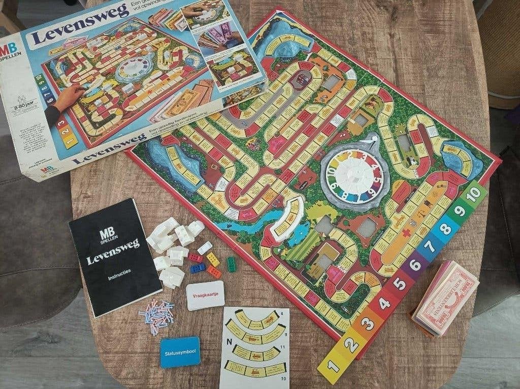 Levensweg MB spellen, vintage 1978, Ophalen of Verzenden