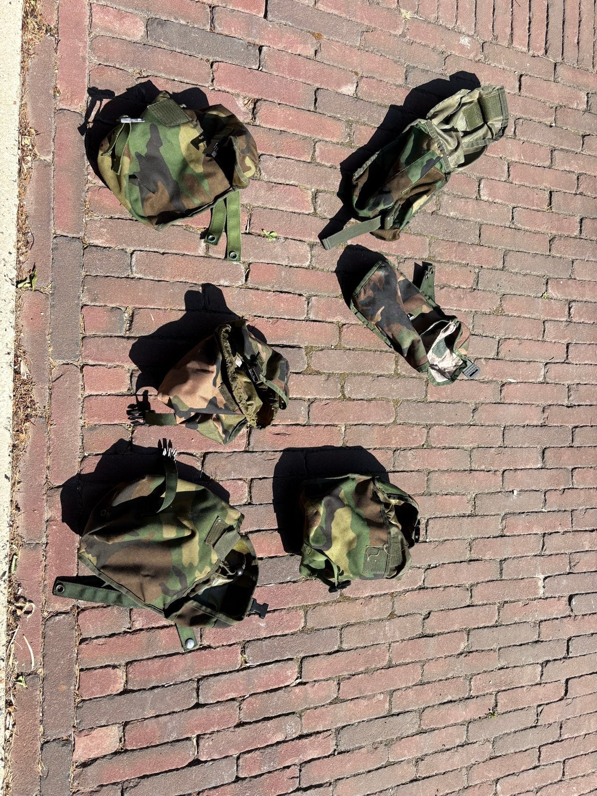 Patroontassen Korps Mariniers - Camouflage, Verzamelen, Ophalen of Verzenden, Marine, Nederland, Overige typen