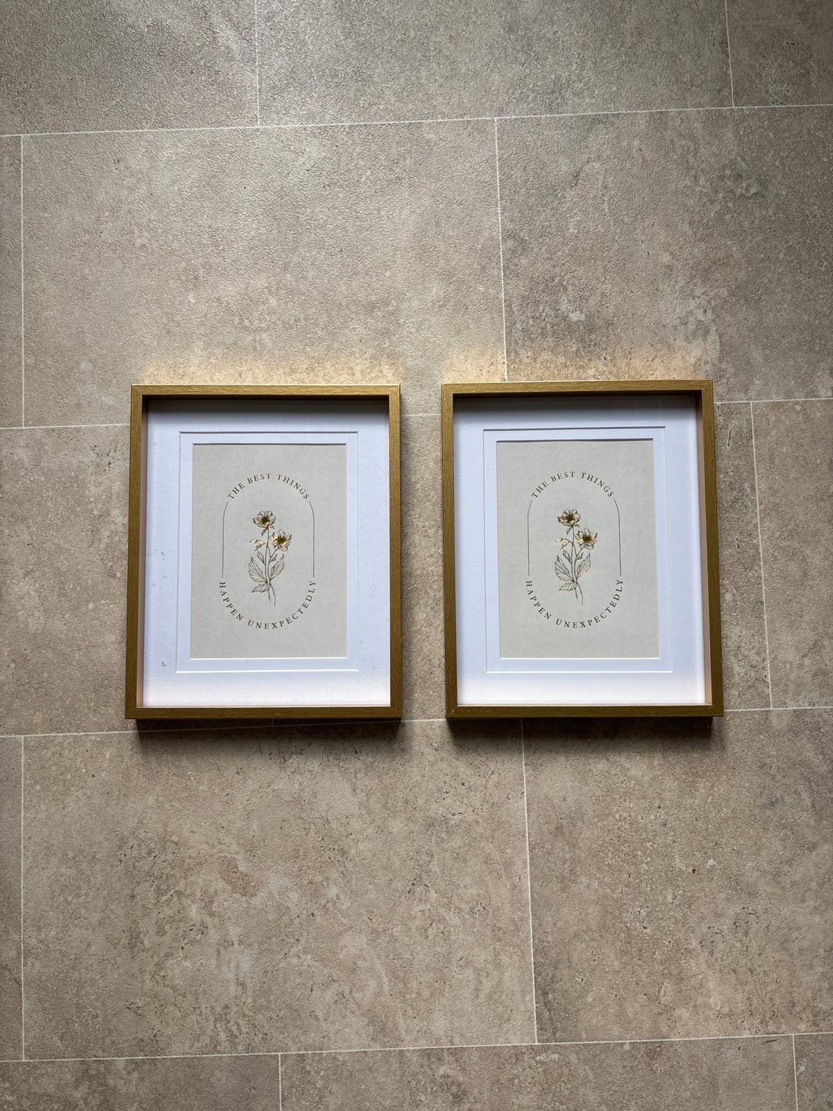 Set van 2 gouden lijsten, Ophalen, Minder dan 50 cm, Overige typen, Zo goed als nieuw