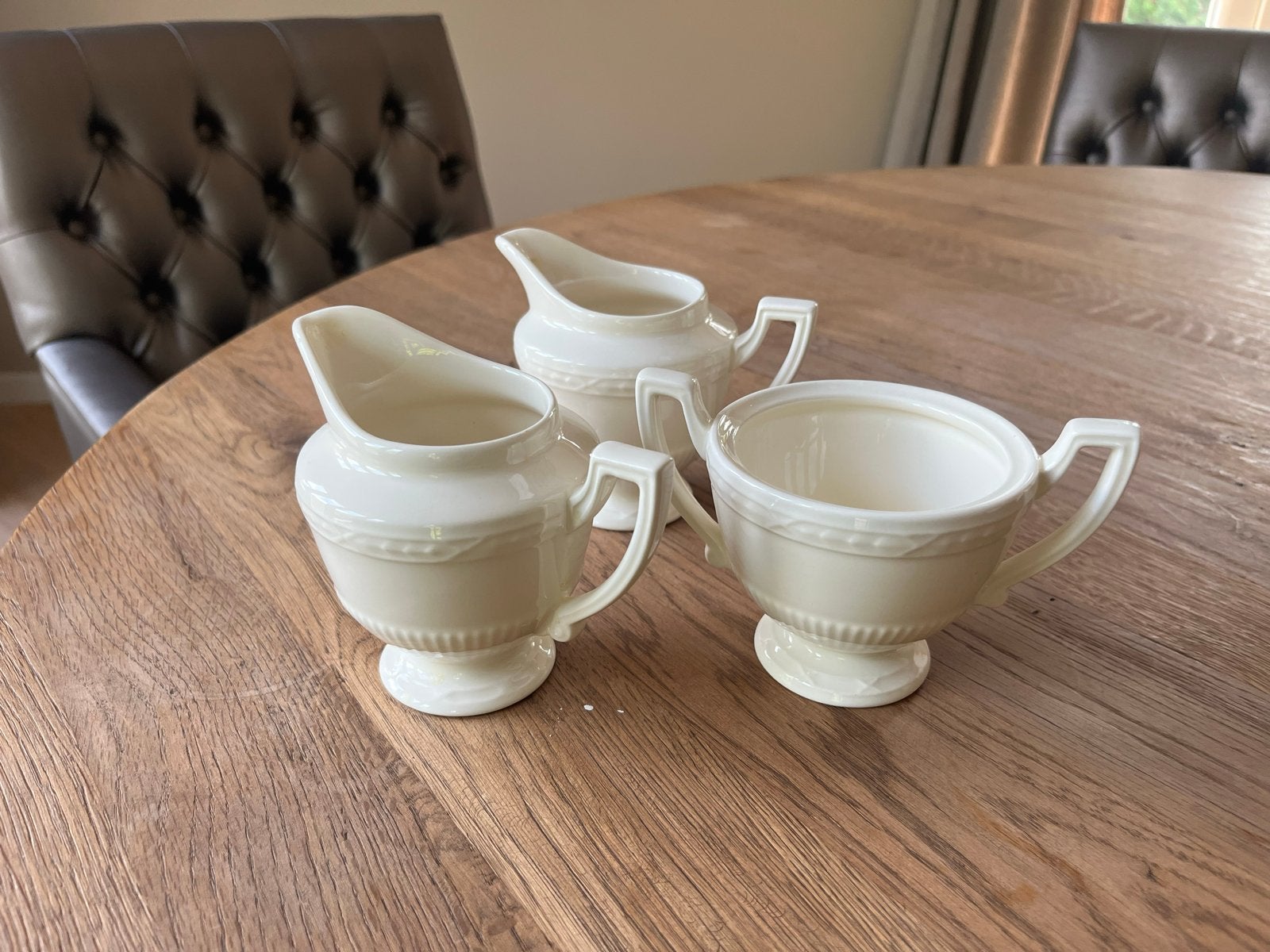 Recamier roomstel: suikerpot en melkkannetjes, Huis en Inrichting, Overige merken, Overige typen, Ophalen of Verzenden, Zo goed als nieuw