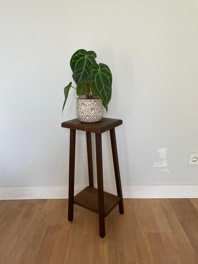 Vintage jaren 60 brocante tafel/ planten tafel, Ophalen, Zo goed als nieuw