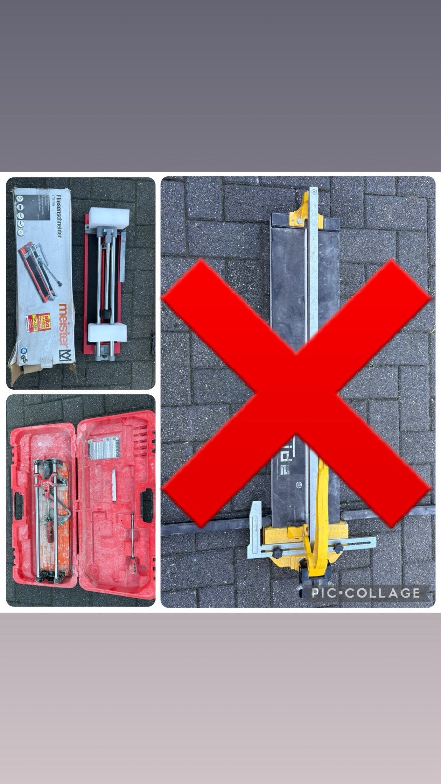 Tegelgereedschap bieden mag ook alles in een keer!!, Ophalen, Gebruikt