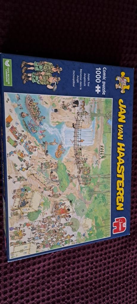 Jan van Haasteren 1000stukjes, Hobby en Vrije tijd, Denksport en Puzzels, Ophalen of Verzenden, 500 t/m 1500 stukjes, Zo goed als nieuw