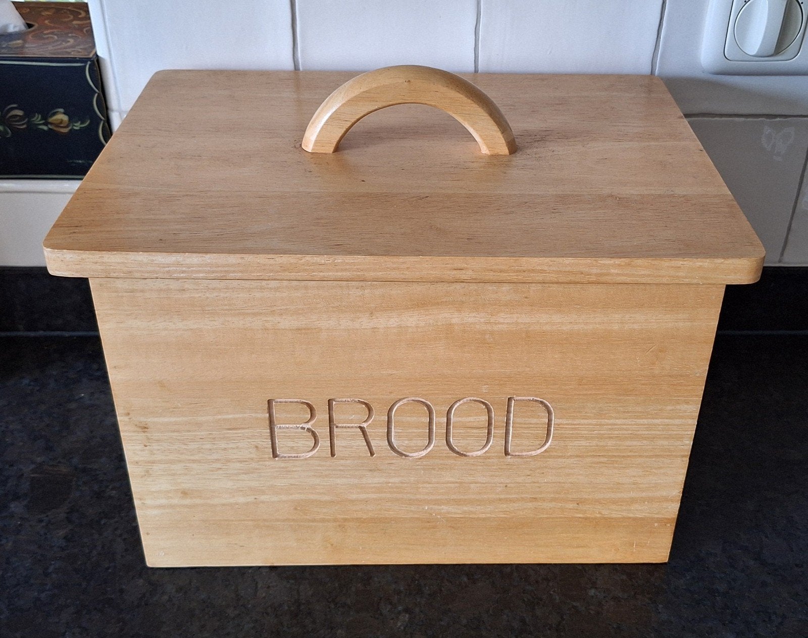 Broodbak | Broodtrommel, Broodtrommel, Ophalen, Gebruikt, Hout