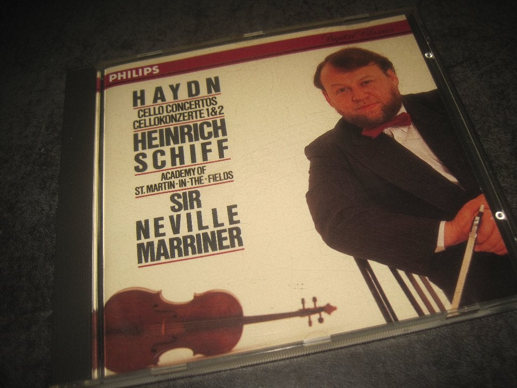 Haydn Cello Concertos Schiff Marriner op Philips, Ophalen of Verzenden, Classicisme, Zo goed als nieuw, Kamermuziek