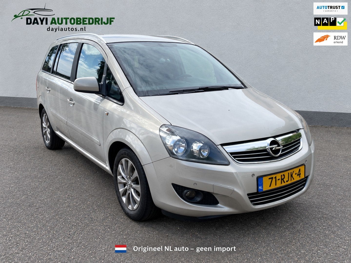 Opel Zafira 1.8 Edition, 7pers, LETOP BAK HEEFT BIJ GELUID A, Euro 5, Stof, Gebruikt, 4 cilinders