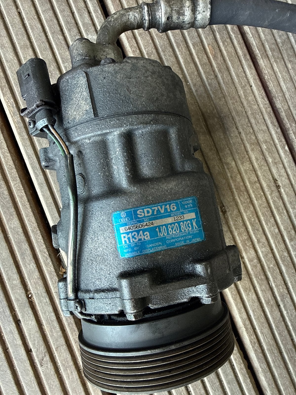 Aircopomp 1.9 TDI - VW, Audi, Seat, Skoda (1J0 820 803 K), Auto-onderdelen, Ophalen, Gebruikt, Volkswagen