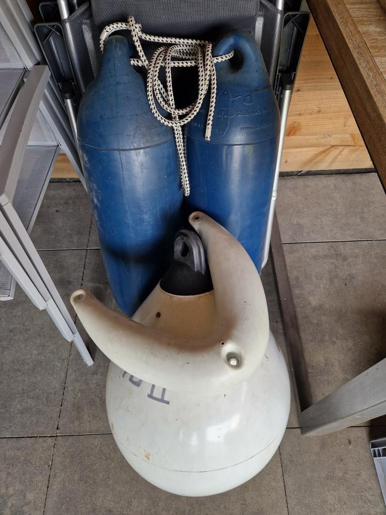 2 stootwillen en 2 bolfenders, Watersport en Boten, Ophalen, Overige typen