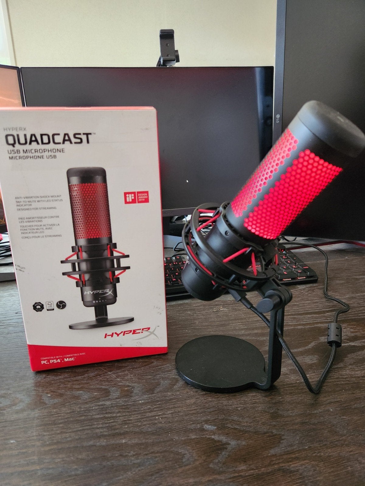 HyperX Quadcast, Ophalen, Zo goed als nieuw, Studiomicrofoon
