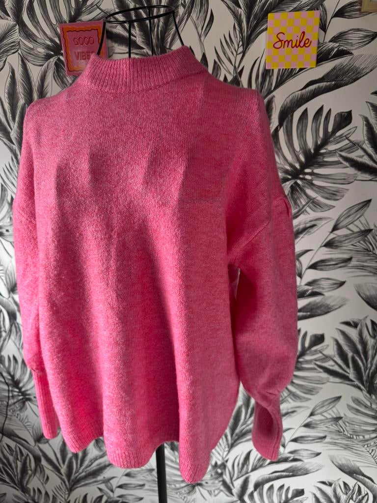 Roze trui Hema, Kleding | Dames, Huispakken, Ophalen of Verzenden, Nieuw, Maat 38/40 (M), Roze