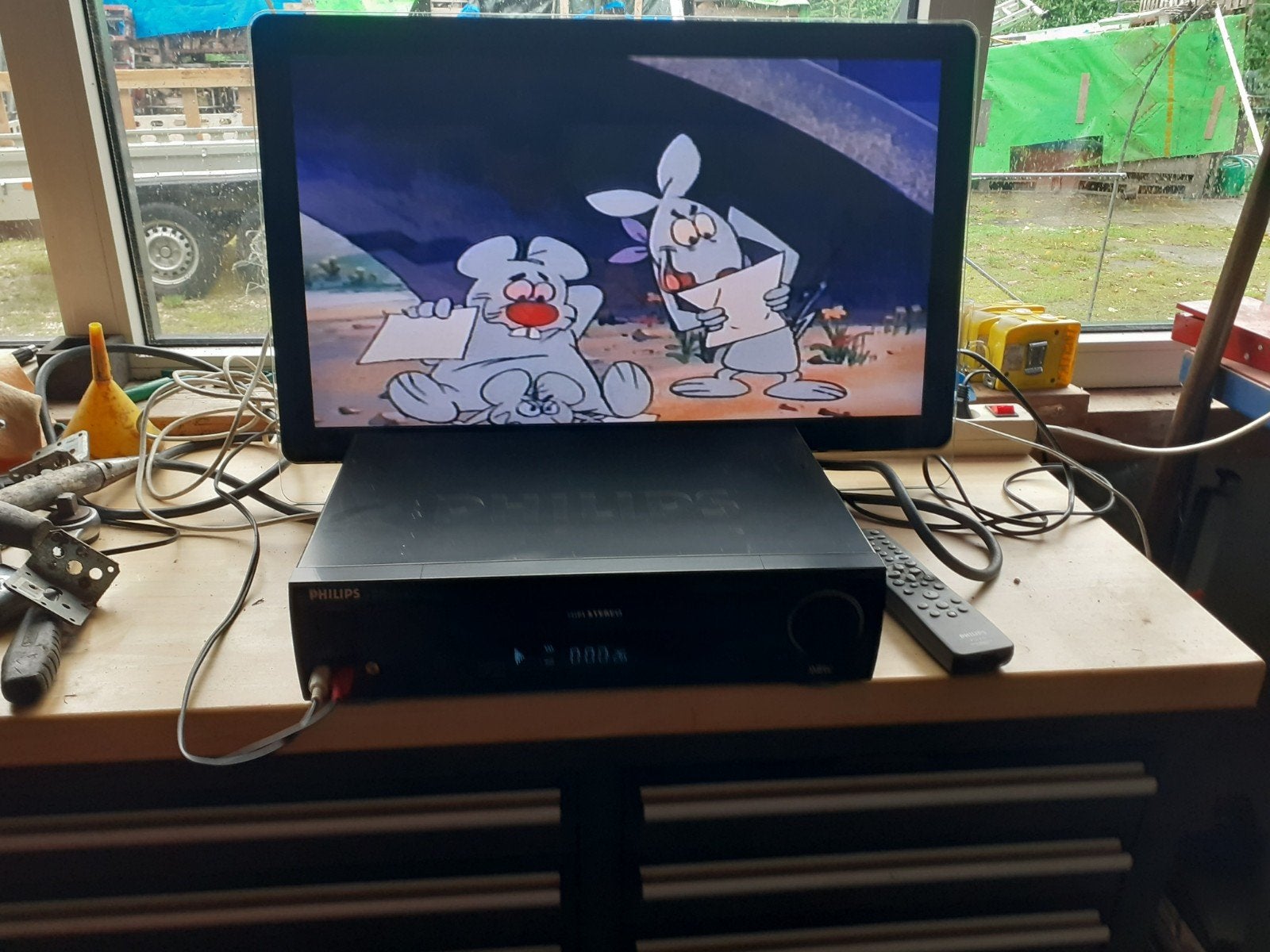 videorecorder  en tv, Ophalen, 500 GB, Met 1 controller