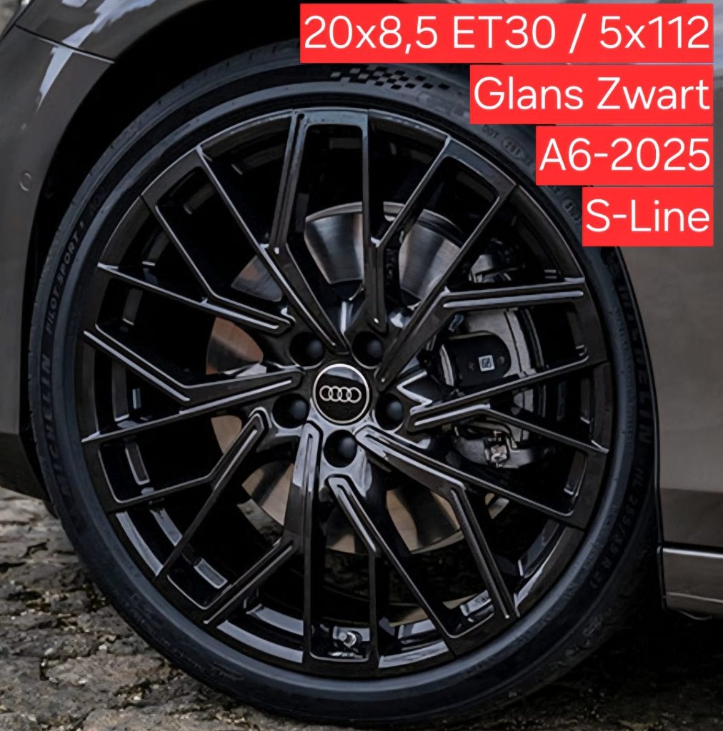 5x112 20inch Velgen Audi A4 A5 A6 A7 Q3 Q5 Vw Tiguan Skoda, Niet ingevuld, 255 mm, Velg(en), Niet ingevuld