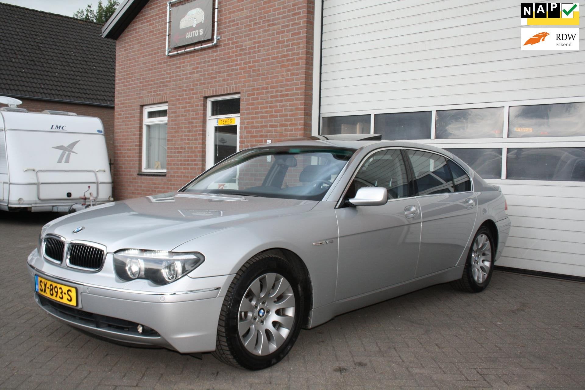 BMW 7-serie 760Li lange uitvoeringBomvol, 90.000km, Koelkast, Auto's, Automaat, Achterwielaandrijving, Gebruikt, Zwart