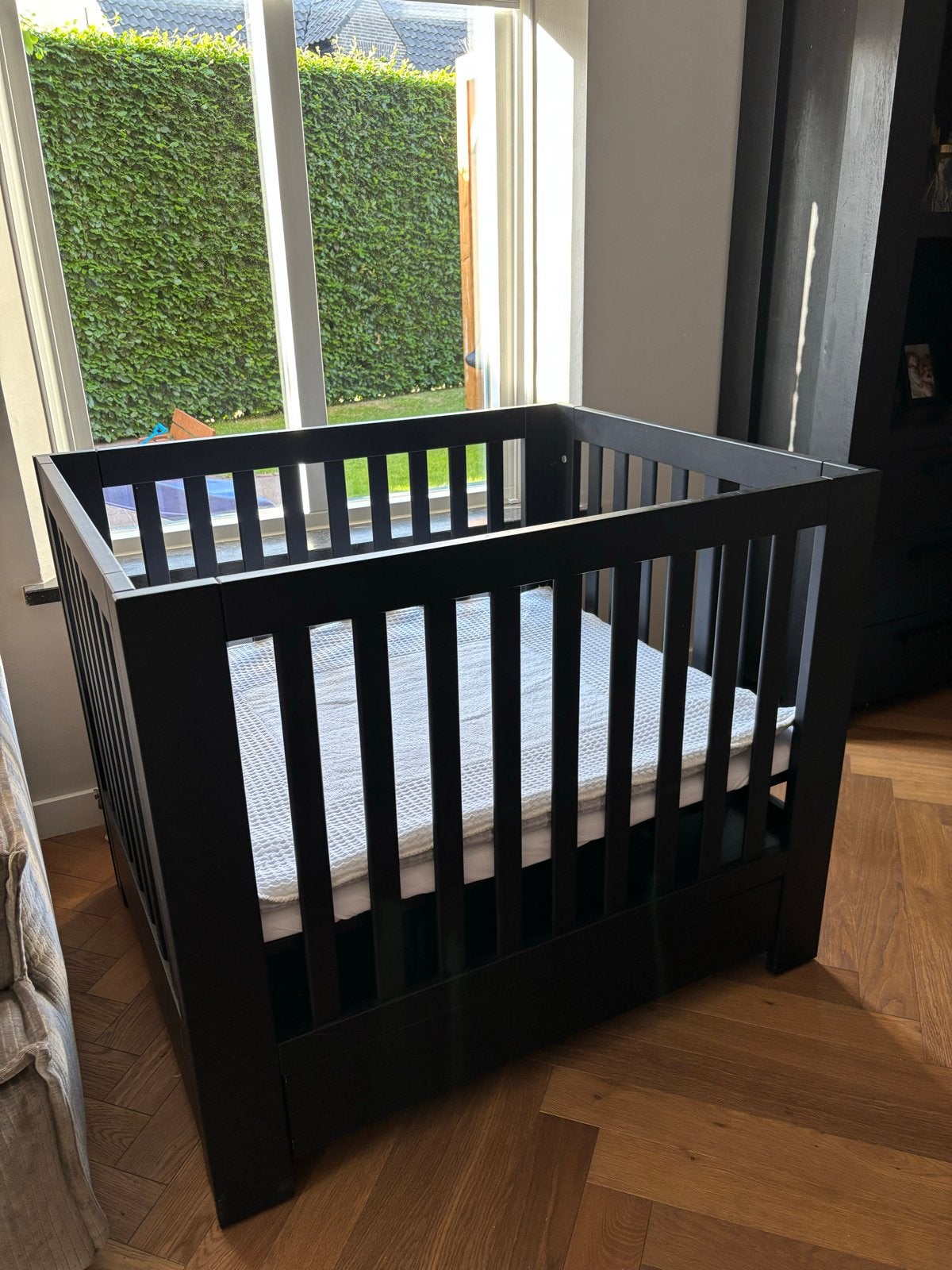 Zwarte Kidsmill box met lade, Kinderen en Baby's, Boxen, Ophalen, Gebruikt, Vierkant, Lade