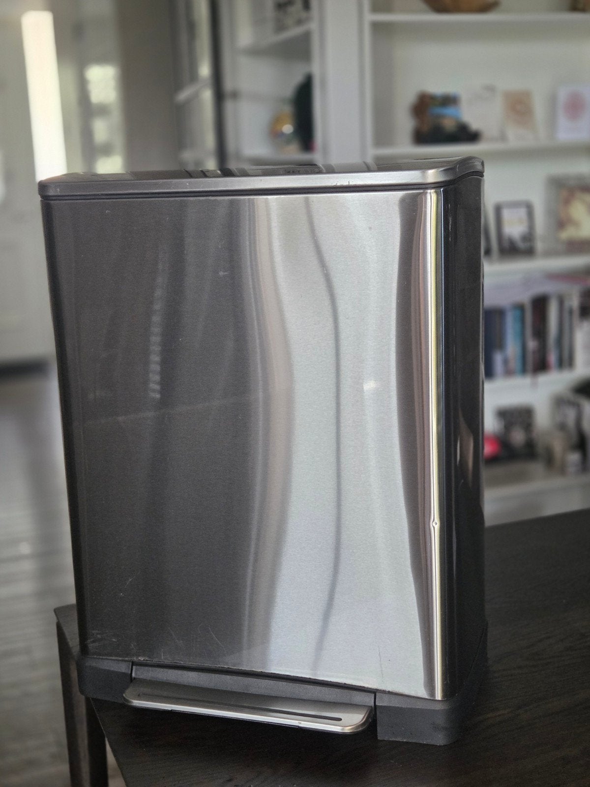 EKO E-Cube Pedaalemmer 50 Liter – Zilver, Ophalen, 50 – 75, Met pedaal, 40 liter of meer