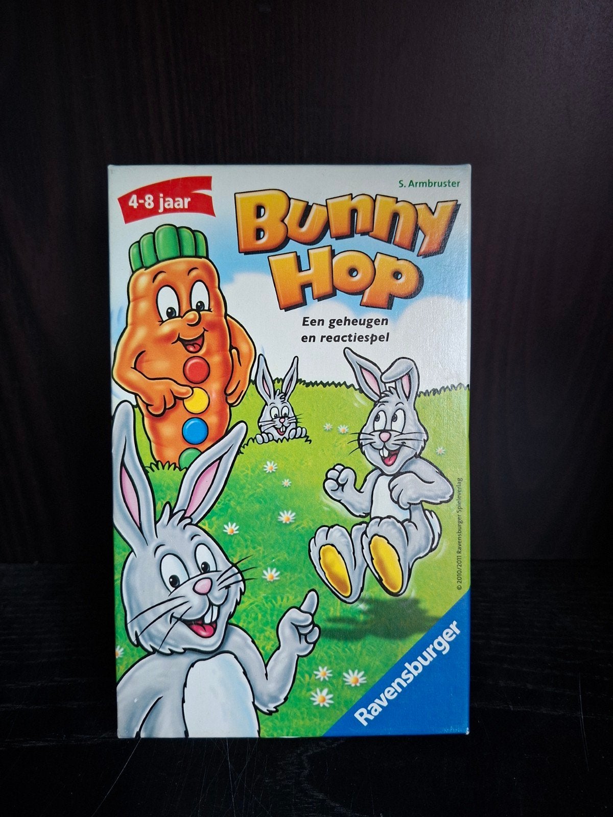 Bunny Hop Ravensburger geheugen- en reactiespel, Een of twee spelers, Ophalen of Verzenden, Gebruikt, Ravensburger