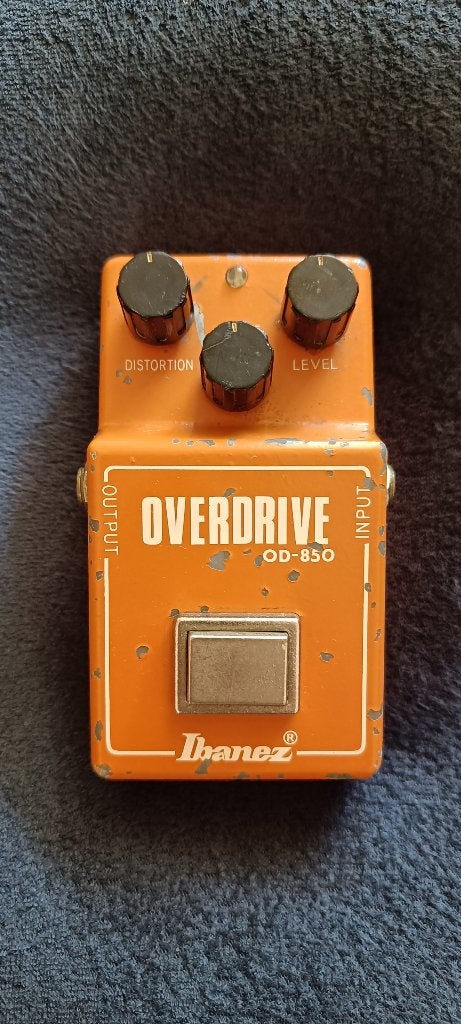 Ibanez OD-850 Japan s/n 113939 "R" Logo, Ophalen of Verzenden, Gebruikt, Distortion, Overdrive of Fuzz
