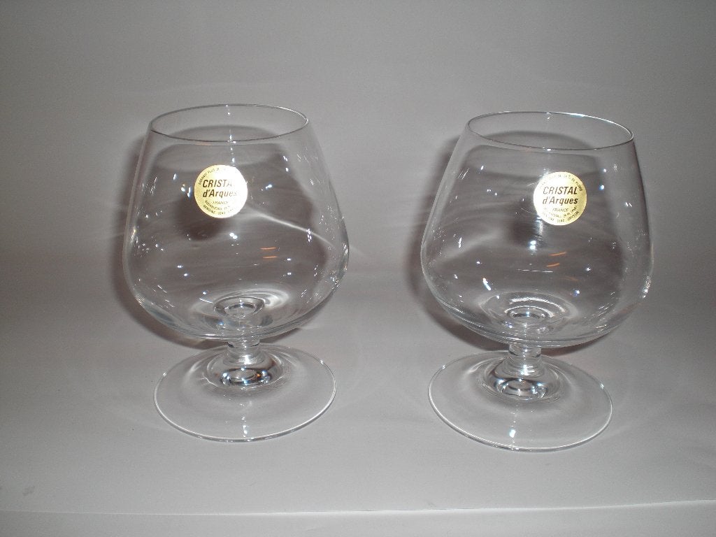 2 Cognac glazen Nr.1 Cristal d'Arques Nieuw!, Nieuw, Ophalen of Verzenden, Overige stijlen, Overige materialen