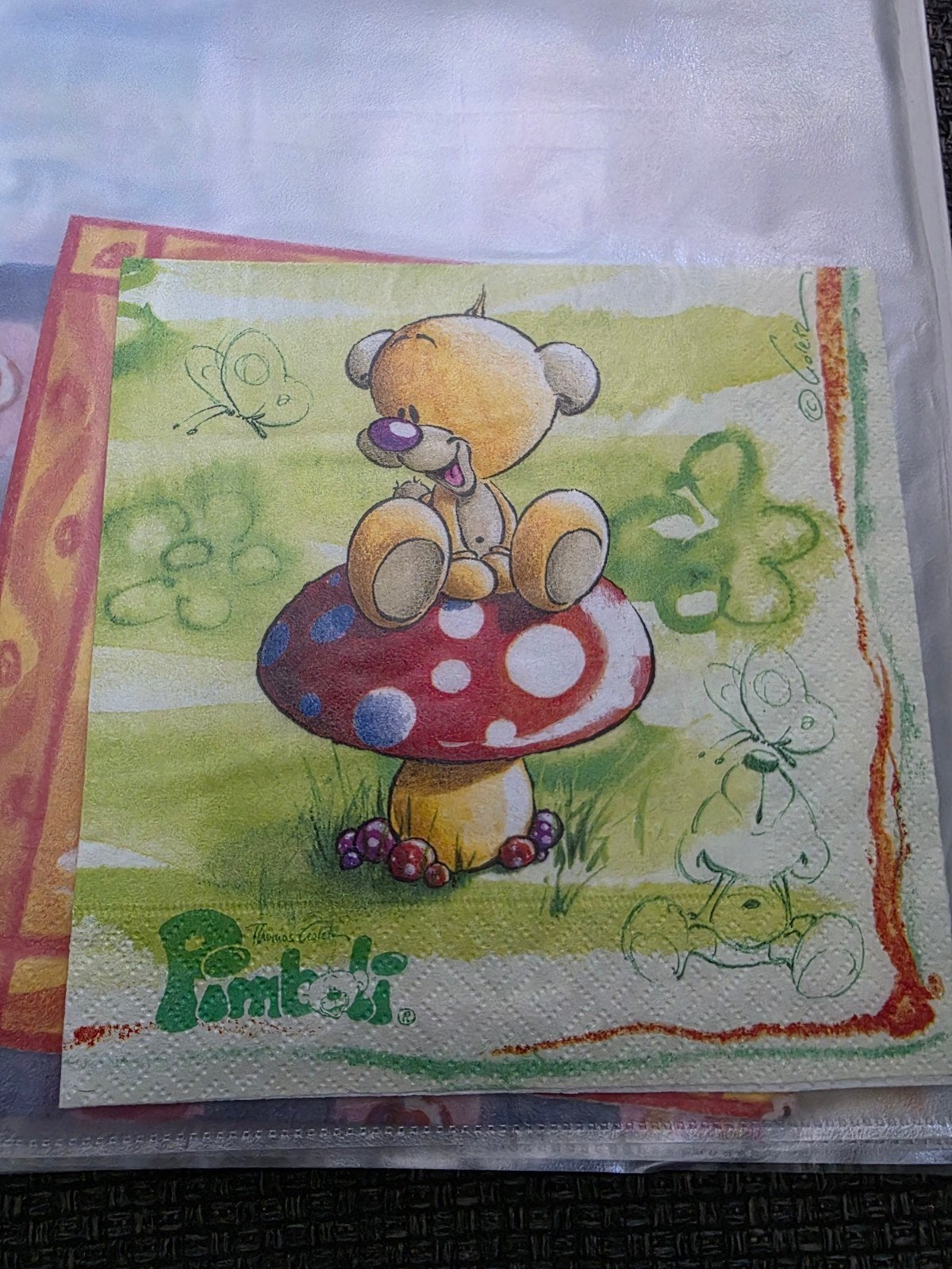 8 Diddl servetten - Diverse figuren, Ophalen of Verzenden, Verschillende figuren, Zo goed als nieuw, Overige typen