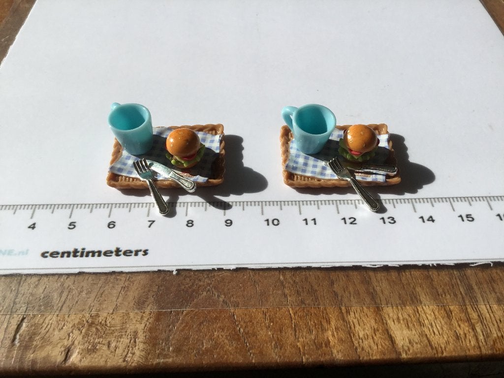 Poppenhuis miniaturen lunch 320, Ophalen of Verzenden, Nieuw, Poppenhuis