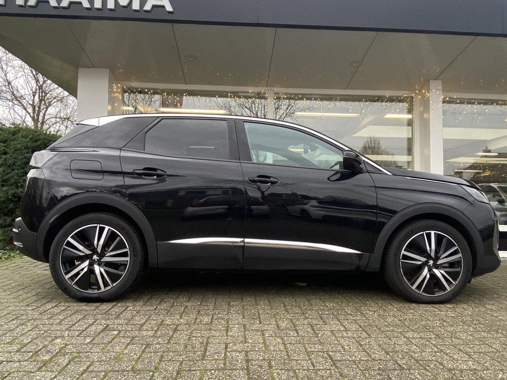 Peugeot 3008 1.6 HYbrid 180 Allure Pack Business | 19 inch |, Auto's, Euro 6, 181 pk, Leder en Stof, Zwart