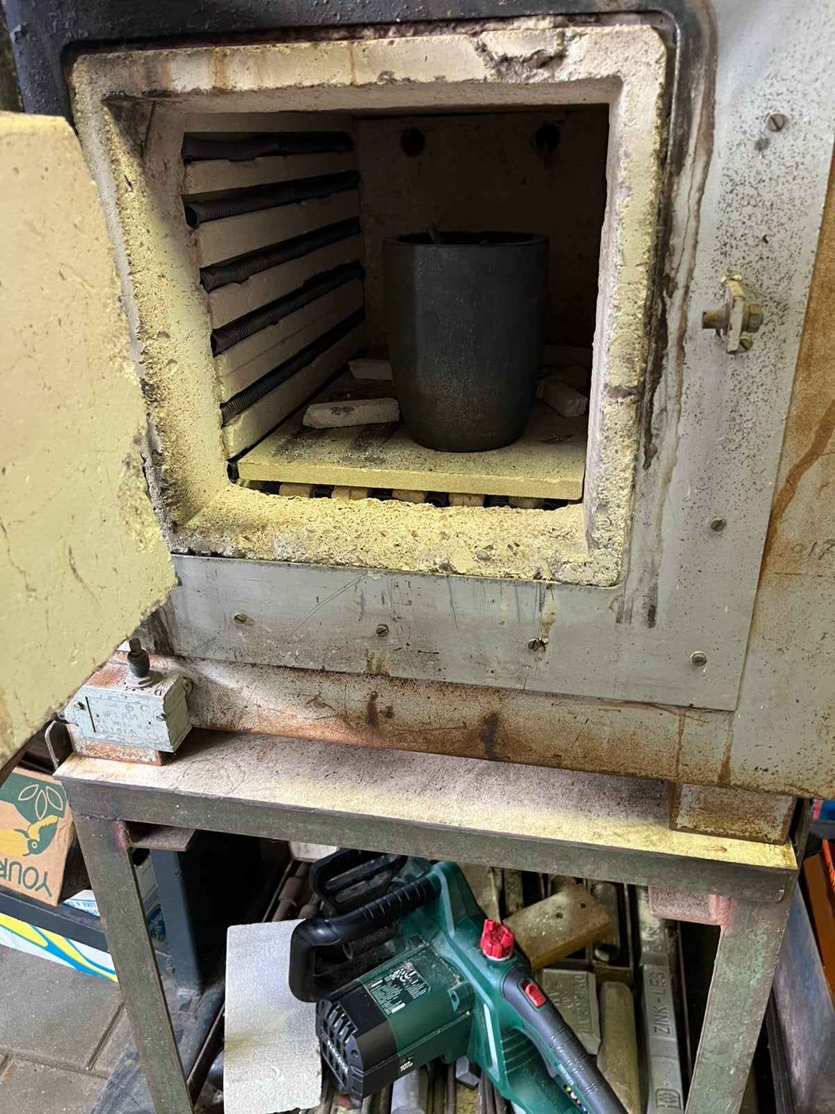Werkende Keramiek oven 380 volt krachtstroom, Ophalen of Verzenden